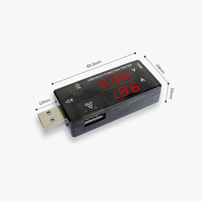 Digital Voltmeter USB Tester Voltage Tester Ammeter Volt Meter Current Meters Battery Capacity Tester Power Bank