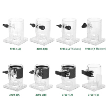 Transparent Plastic Trimming Machine Base 3700 Woodworking Electric Trimmer Machine Accessories Power Tool Parts Router Base