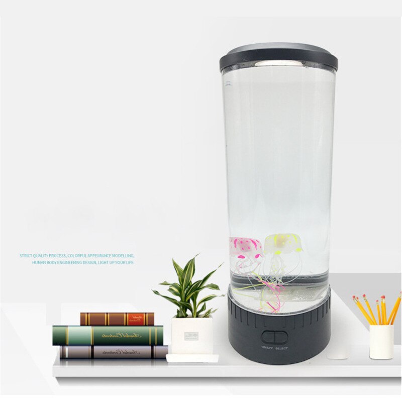 Led Fantasy Kwallen Lamp Usb Power Aangedreven Kleur Veranderende Kwallen Aquarium Led Ontspannen Stemming Atmospherelight Kids