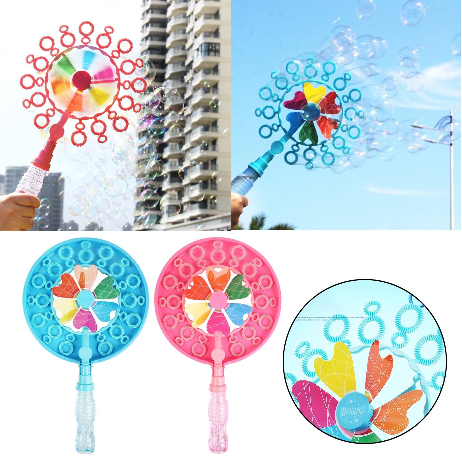 Windmolen Bubble Blower Stok Leuk Voor Outdoor Play & Verjaardag Party Games 100Ml Амонг Ас Игрушка Сексигрушки Секс Игрушки