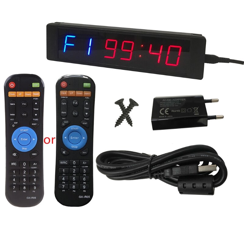 Gym Timer Stopwatch with Remote for Gym Fitness Training Ideal Interval Timer