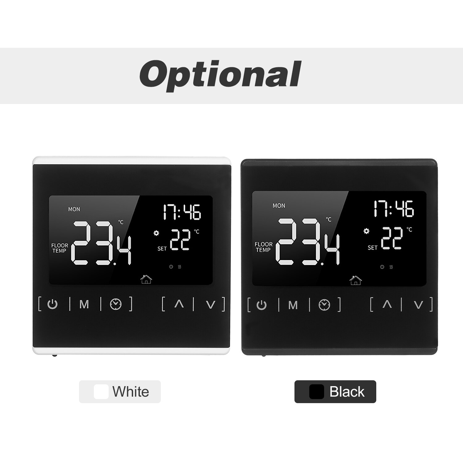 Smart Touchscreen Thermostat for Home Programmable Electric Water Heating System Thermoregulator Temperature Controller