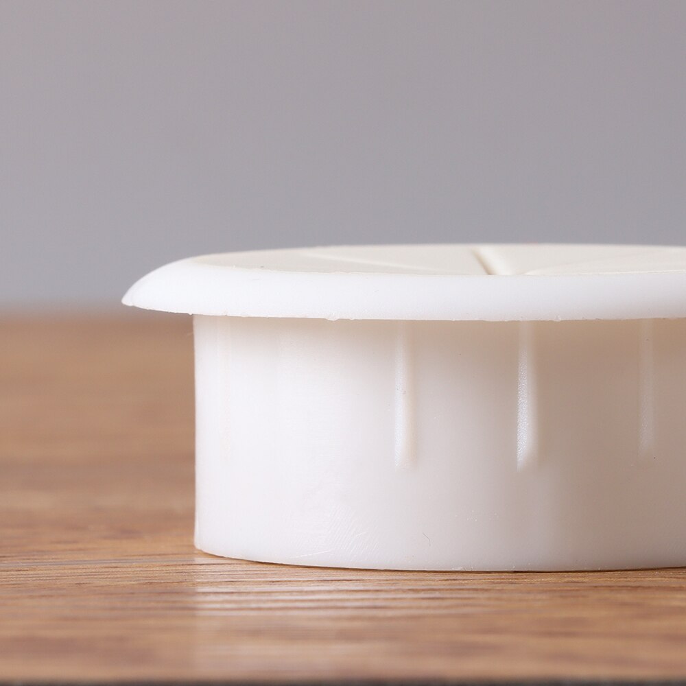 Desk Wire Organizer Cable Hole Cover Cord Grommets Office Furniture Cable Passing Eight Petal Threading Box Cover Wire Storage