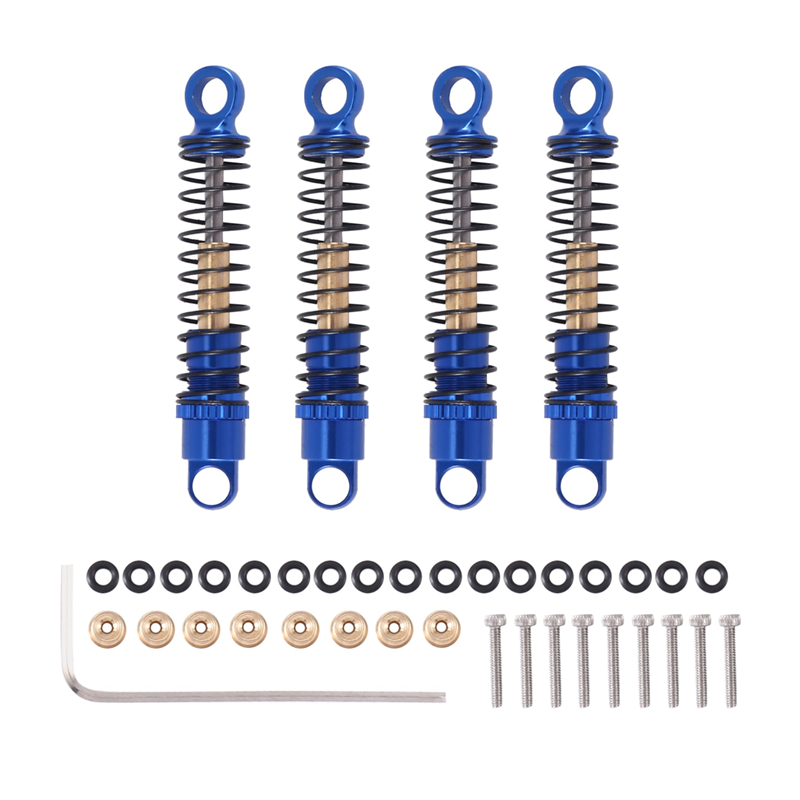 Amortisseur d'huile en métal FRIHA-4Pcs 40Mm, pour Axial SCX24 C10 JLU Gladiator Bronco 1/24 RC, mises à niveau de voiture sur chenilles
