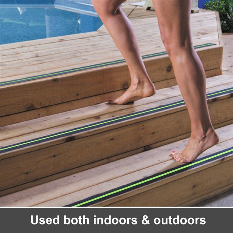 Protective Green Glowing Anti Slip Non Skid Safety Tape For Home Stairs Hospital Swimming pool Anti-Slip Warning Tape 5cm*5m