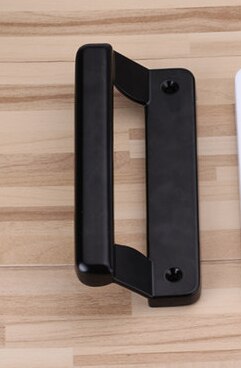 Door handle, aluminum door handle, sliding door and window handle, plastic door, aluminum door handle: Black