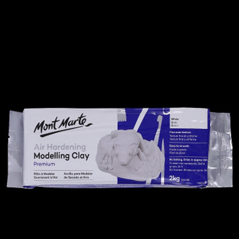 500g /1.5kg High Polymer Clay No-bake Clay Pottery DIY Craft Soft Clay Sculpture Mud Wax Modeling: 500g White mud