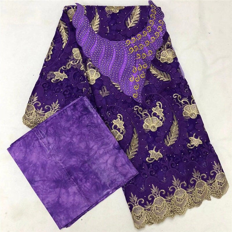 Guinea Brocade Fabric cotton Bazin Riche African Bazin Riche Fabric Top 2.5+2.5 yards: 11