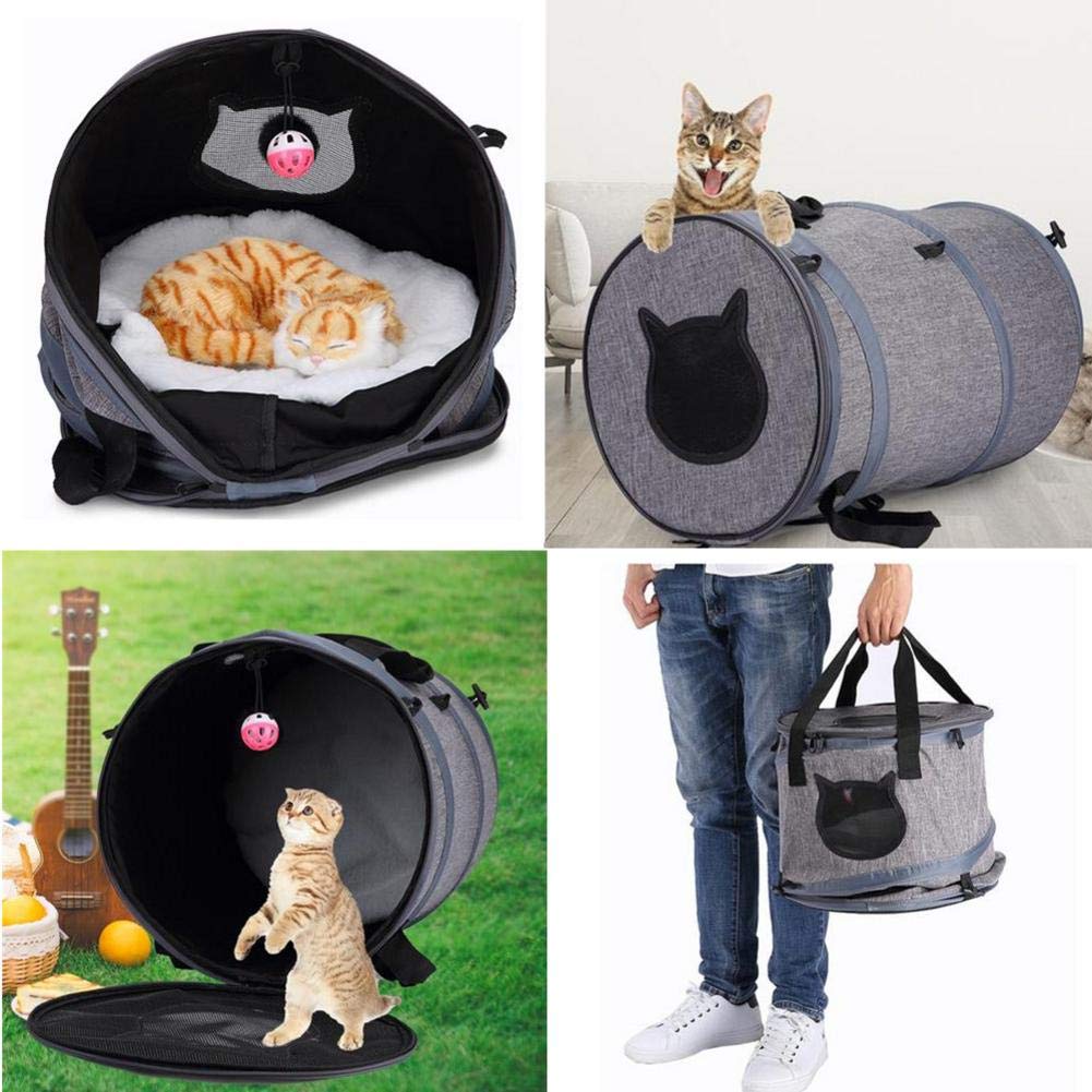 Multi-Functional Foldable Cat Tunnels Caves Pet Ba... – Grandado