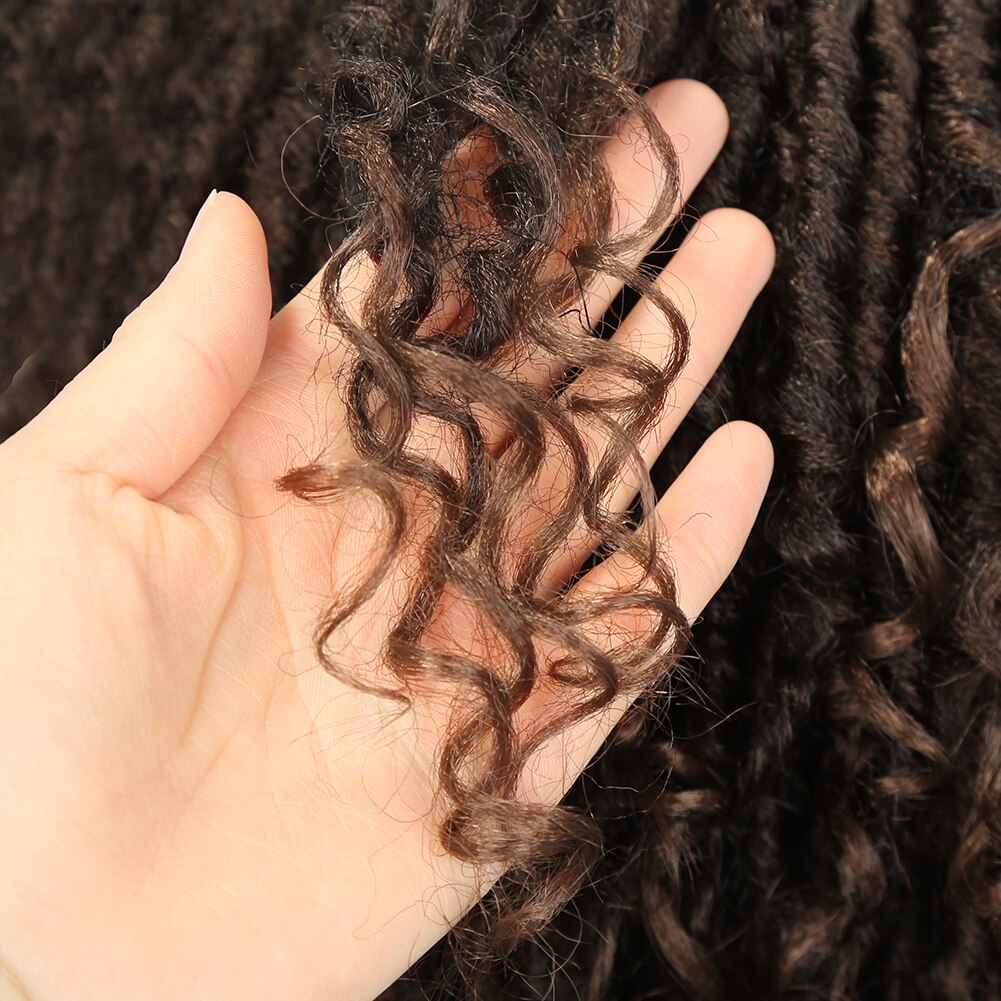 Fave – Perruque Dreadlocks Synthétiques pour Femme Noire et Blanche, Perruques de Tresses, Déesse, Fausses Dreads, Postiche Bouclé, Tresse Libre, Cheveu Tressé