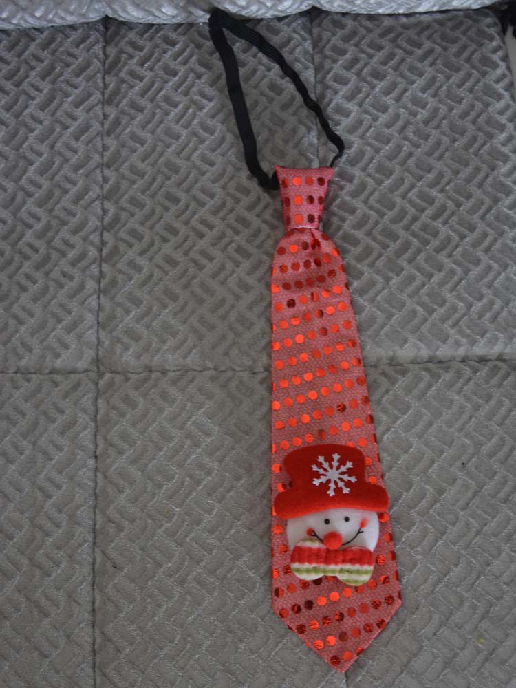 Led blinkande glödande julslips träd nyhet slips röd jultomte snögubbe jultomte älg halsslips för festival: 11