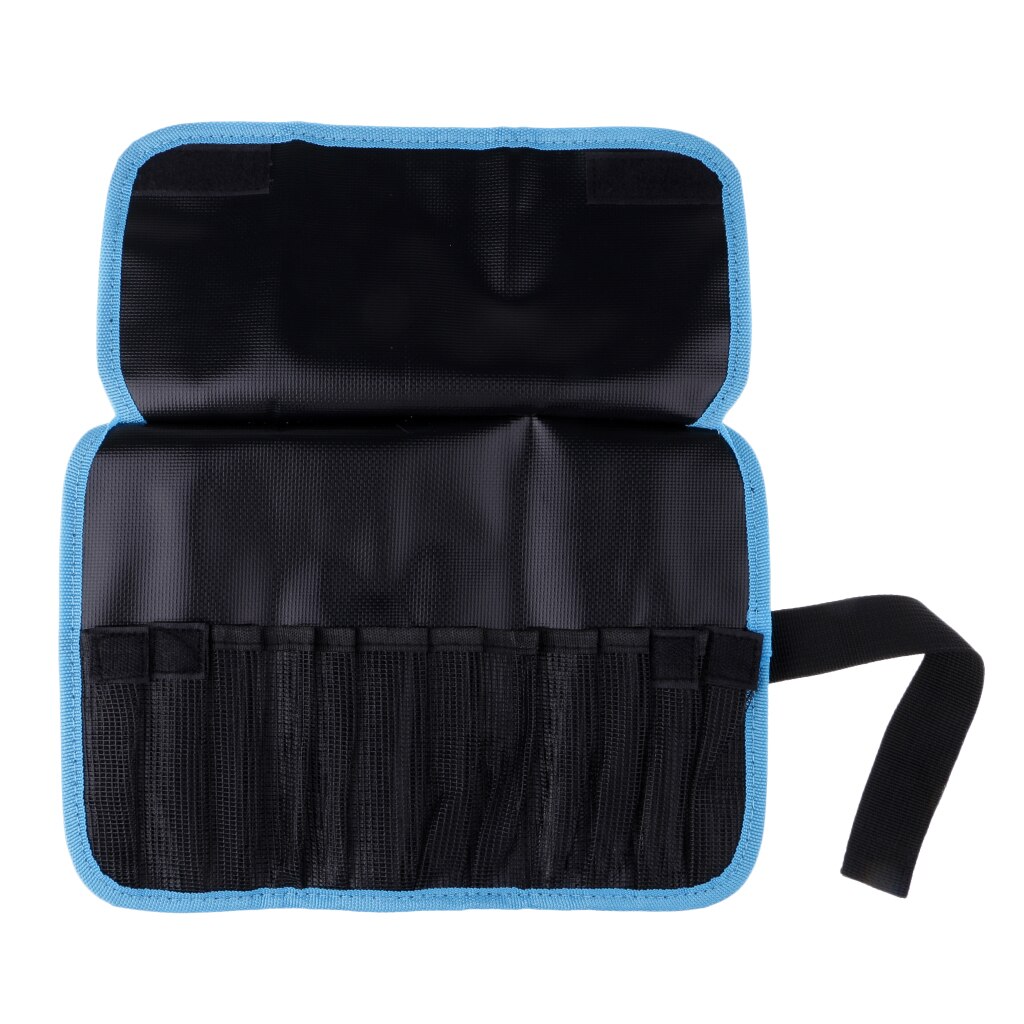 Bolsas para Señuelos de Pesca, bolsa para equipo de aparejos con 12 agujeros, organizador de antivuelco para agua salada