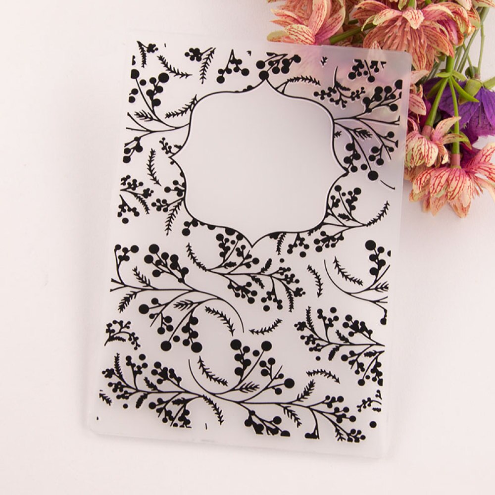 Tree Leaf Embossing Folders of Leaves for Scrapbook Folder for Scrapbook DIY Album Card Tool Plastic Template