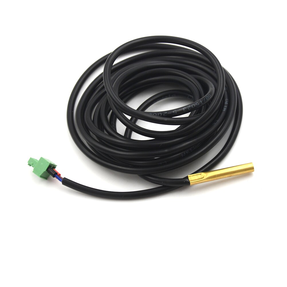 1PCS Remote Temperature Sensor RTS300R47K3.81A + Communication Cable For EP Solar Regulator