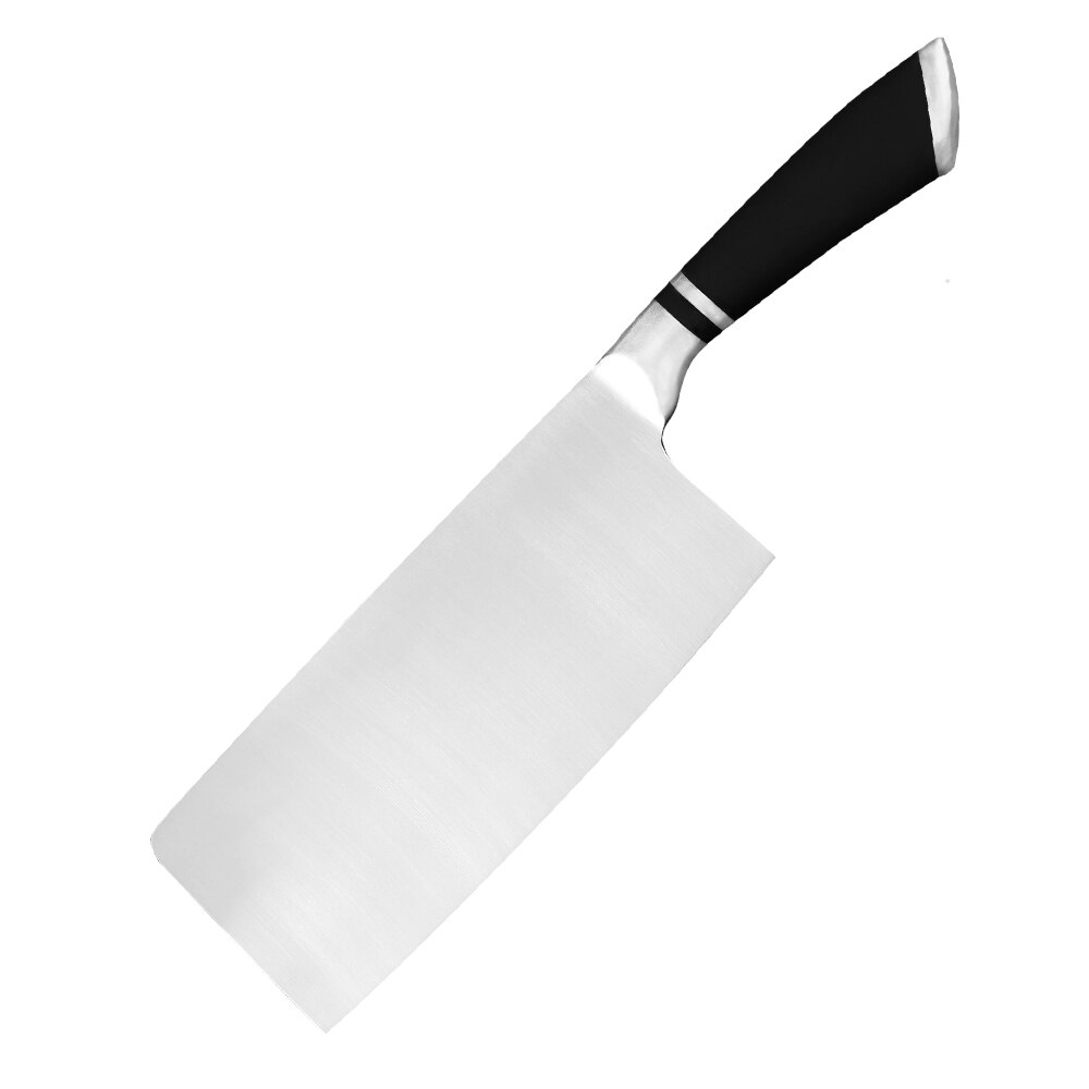 Xyj japansk 9 stk rustfritt stål kniver sett 3 cr 13 rustfritt stål kokke kniver sett hakke santoku nakiri skjære skjærekniv: 6.5 tommers hakking