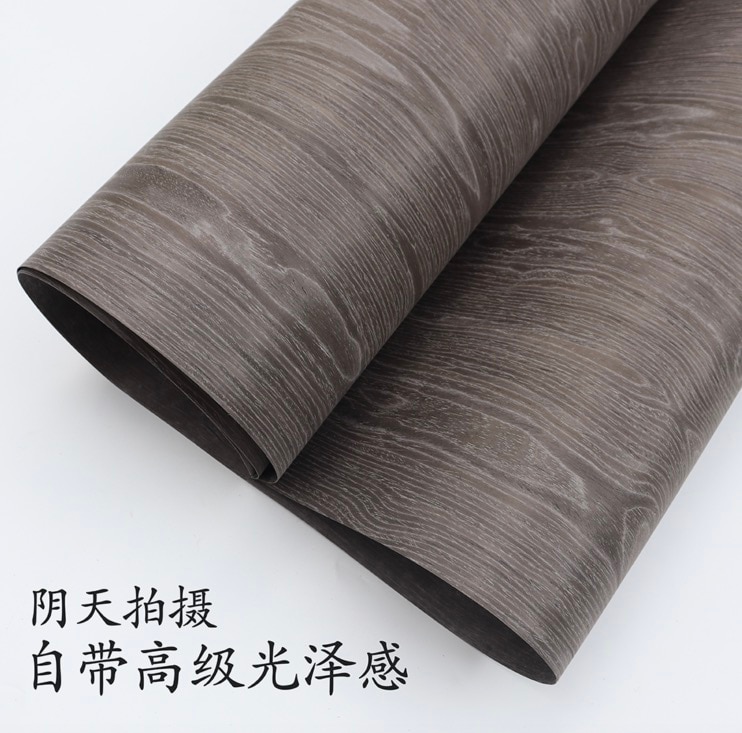 L: 2,5 Meter Breite: 55cm Schwarz Eiche Dekorative Furnier Holz Furnier