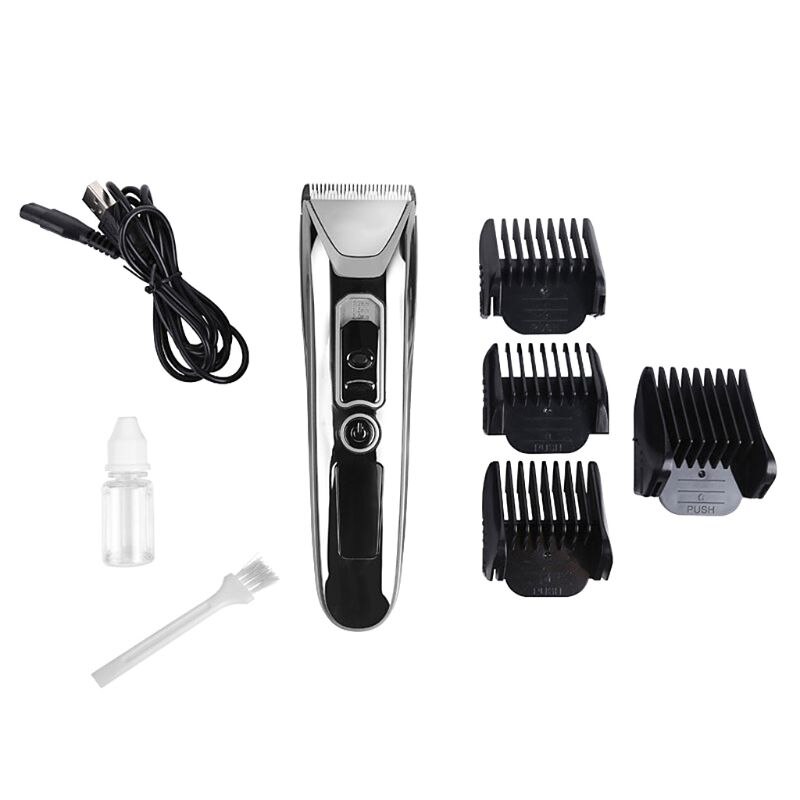 Professionele Elektrische Tondeuse USB Oplaadbare Trimmer Haircutter Snijmachine