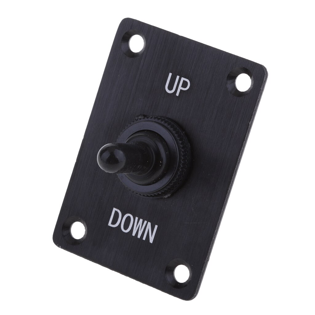 12V Boat Marine 3 Pin Up Down On/Off/On Momentary Toggle Switch Panel 15 Amp Momentary Switch