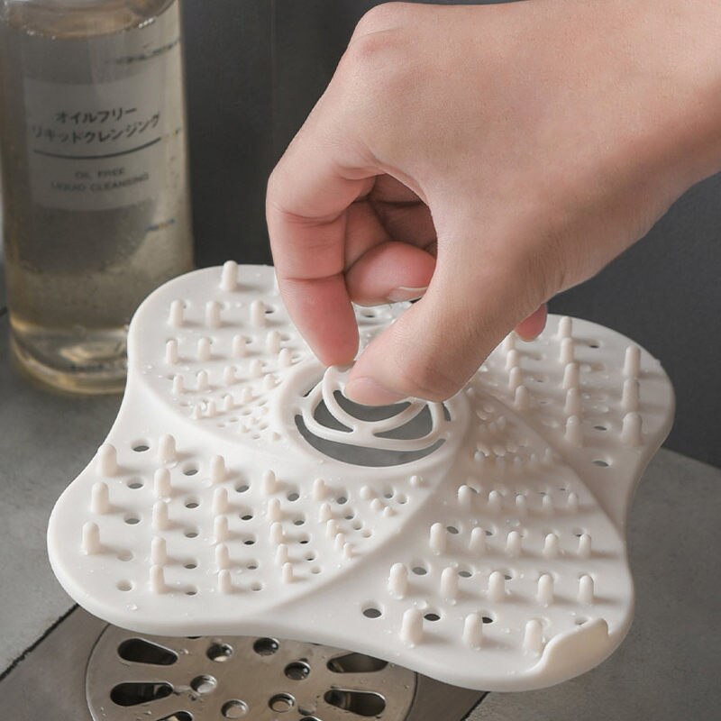 Badkamer Haar Filter Anti-Blocking Haar Catcher Douche Filter Sink Plug Afvoerputje Cover Douche Woonaccessoires U2
