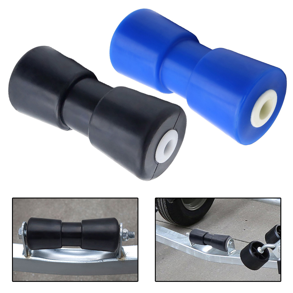 Boat Trailer Keel Roller 17/21MM Marine Keel Roller Heavy Duty PU Black Boat Trailer Roller For Boat Trailer Boat Trailer Roller