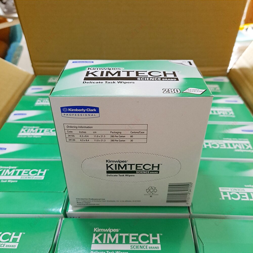 KIMTECH – lingettes en papier de nettoyage pour fibres optiques, 280 pièces, importé des états-unis, prix