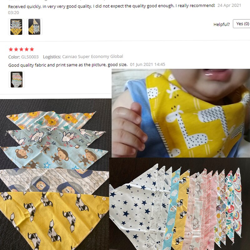 8 Stks/partij Pack Baby Bandana Kwijlen Slabbetjes Aankomst Kleur Super Zachte Bandana Slabbetjes Voor Jongens &amp; Meisjes 100% Organische katoen Zomer Slabbetjes