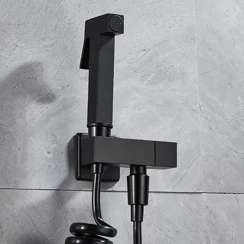 Black bidet shower mixer kit wall black mop pool single cold tap black wall single cold tap bathroom tap
