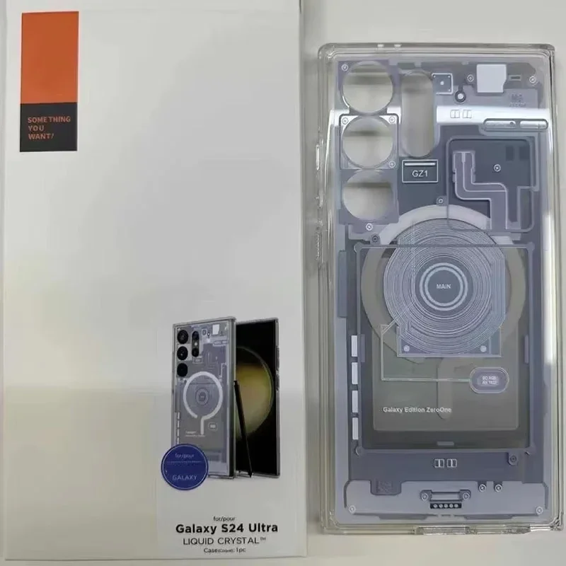 25Ultra Hybride Technologie Magsafe Case voor Samsung Galaxy S25 Ultra S22 S23 S24 Plus S24Ultra Printplaat Magnetische Beschermhoes: ABS / Beige