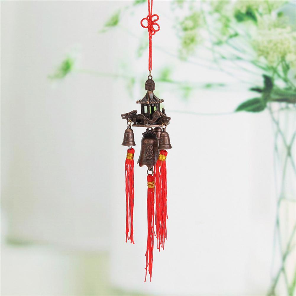 Leben Ich bin freien Windspiele Boeddhisme Hof Antiquität Erstaunliche Garten Kupfer Hof Windchime Zauberstab Hängen Wohnkultur windspiele 4