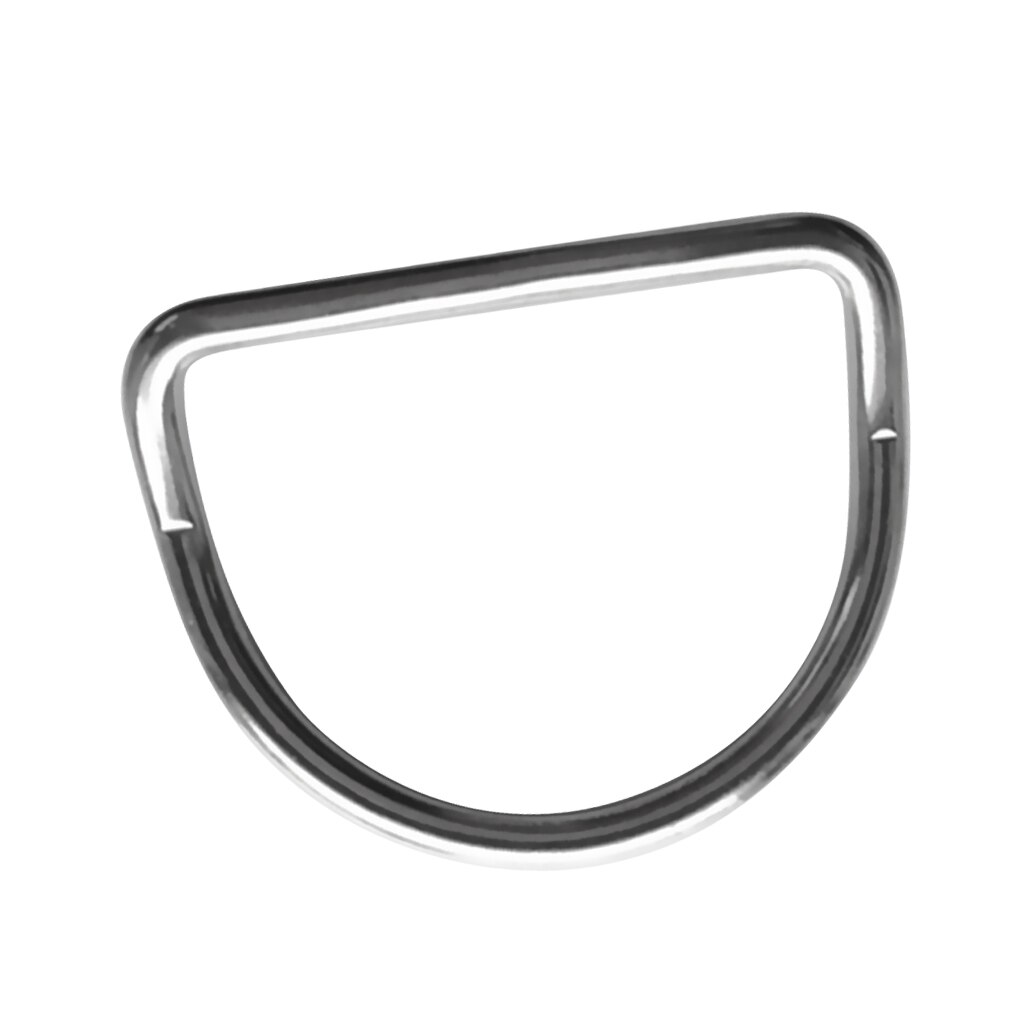 1 Pc Scuba Bent D Ring for 2 inch/50mm Webbing Belts Marine Grade 316 Stainless Steel Diving Accessory