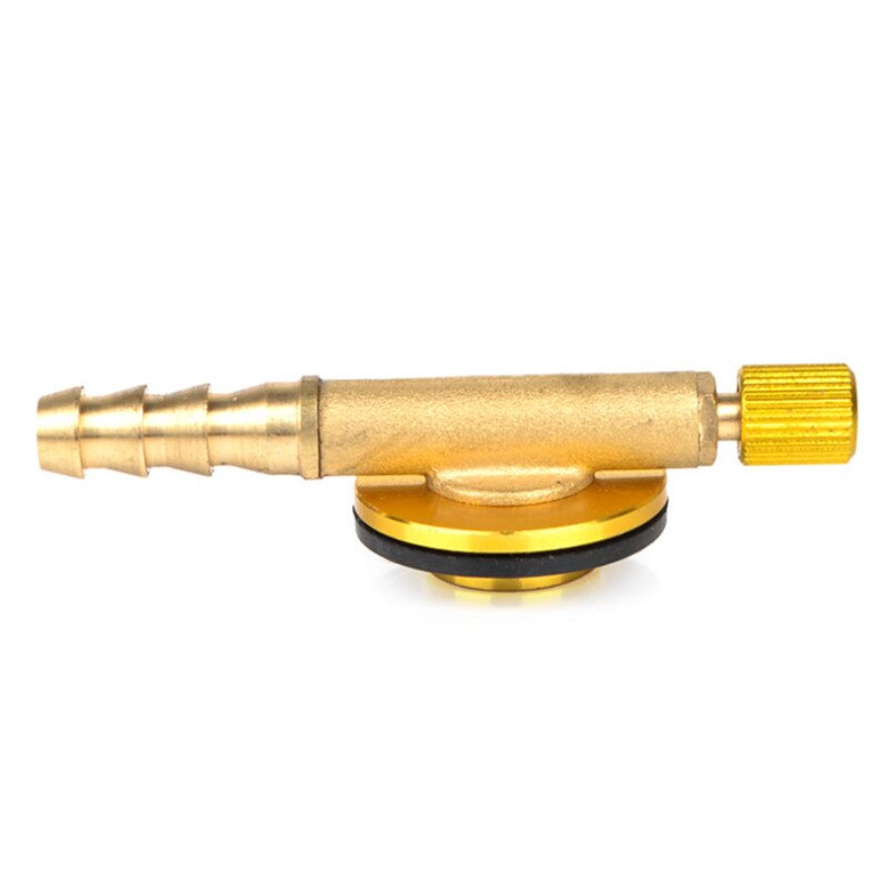 Stainless Steel Outdoor Camping Gas Stove Safe Switching Charging Inflatable Valve Adapter for Flat Tank Liquefied Gas Cylinder: Yellow