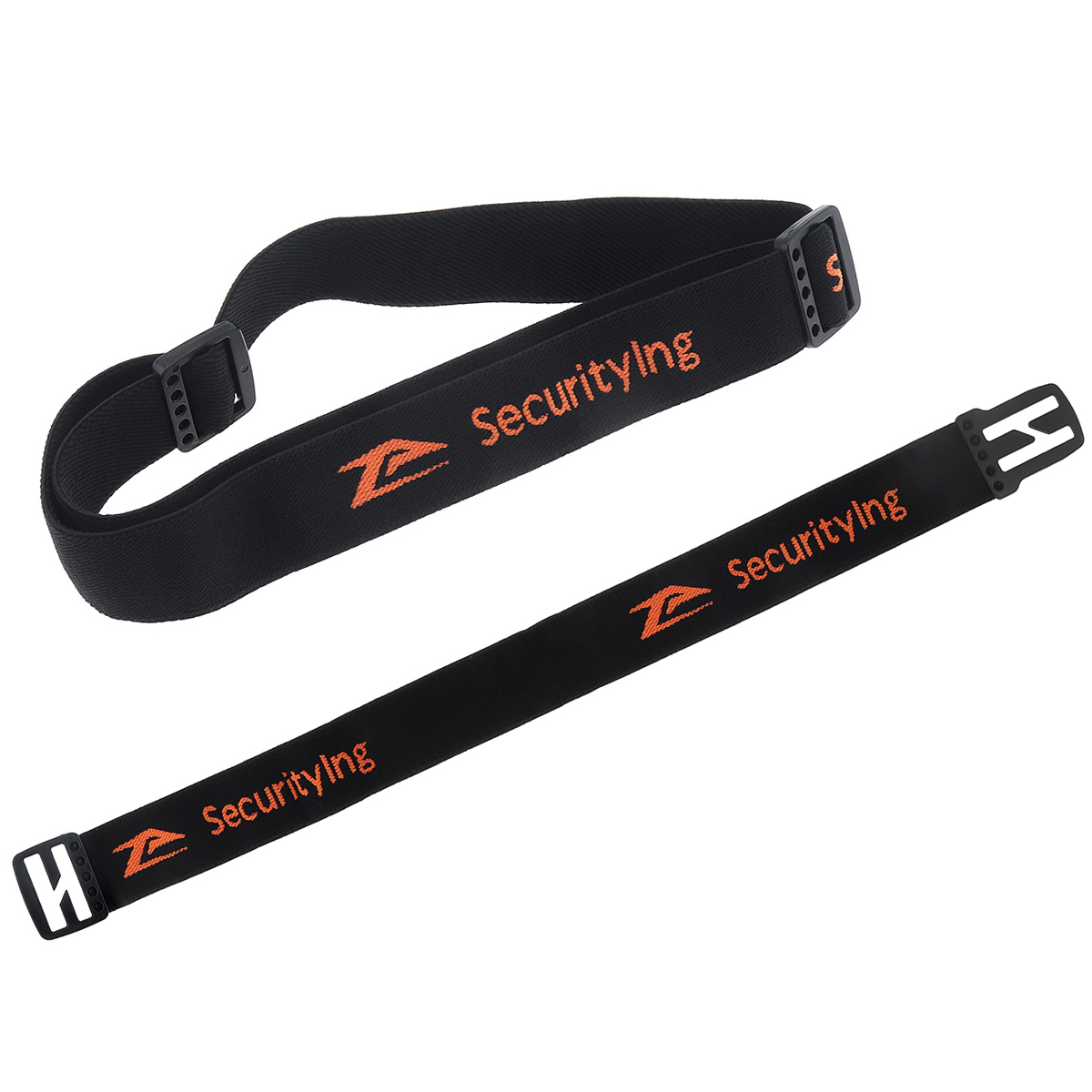 SecurityIng elastischer Kopfband-Scheinwerfergurthalter für 22–26 mm Scheinwerfer-Taschenlampe mit Kopfbefestigungsgurt, Scheinwerferhalterung: RGB