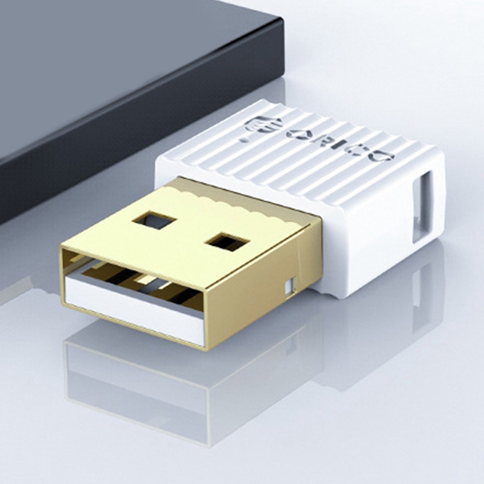 Plug &amp; Play Bluetooth Adapter Dongle Voor Bluetooth Muis Toetsenbord Hoofdtelefoon: White