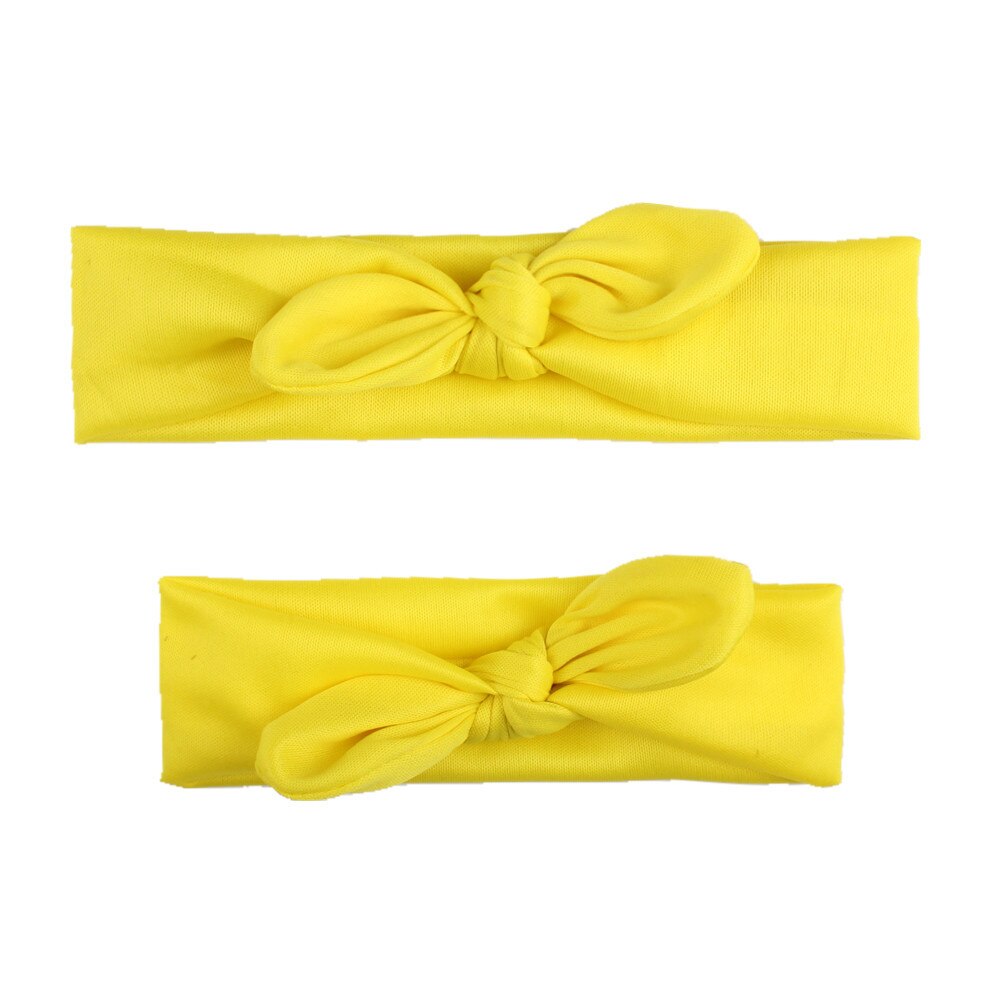 2 stks/set Bow Hoofddeksels Hair Band Haar Accessoires Voor Vrouwen Mom Baby Print Suit Rood Wit Punt Konijnenoren Houder haar