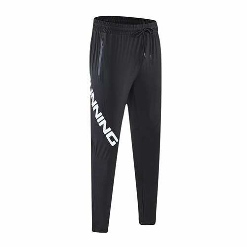 #39 -jogginghose, saugfähig für bedruckte buchstaben, lauf- und sportleggings, lockere passform, reißverschluss, trainingstasche, schnelltrocknend, #39 -sporthose: Schwarz / Xxl