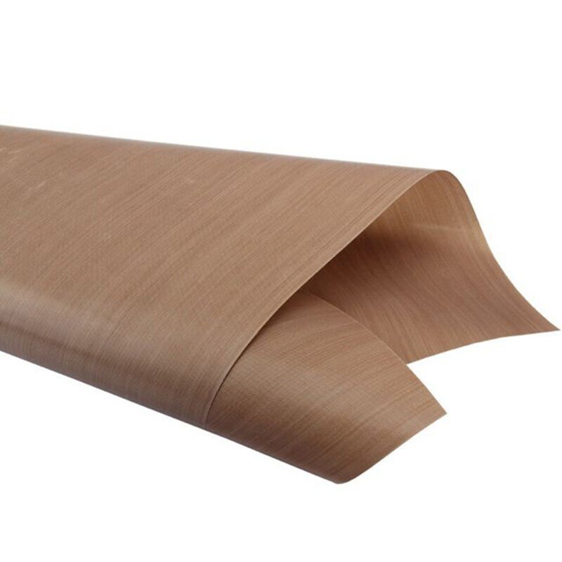 Høj temperatur non-stick bagepapir bagplade resistente frysere mikrobølgeovn bagning grillmåtte bageværktøj: Brun 30 x 40 cm