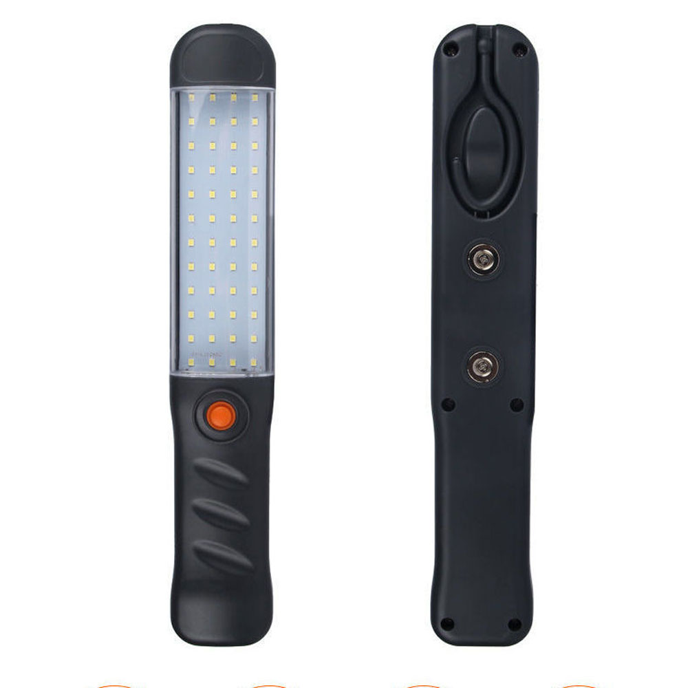 Luz LED portátil de trabajo, linterna de Camping potente, Lámpara de trabajo recargable con gancho magnético, luces de Camping de reparación impermeables
