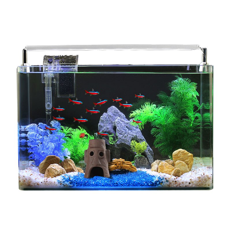 1PC Fish Tank Decor Ideas Micro Landscape Decor Fish Hiding Cave Shrimp Dodge House Resin Ornament Aquarium Landscaping