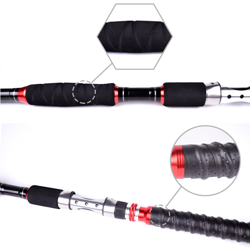 Mavllos Strom 1.8M 2.1M Saltwater Jigging Fishing Rod 3 Section 70-250G 30-50lb Fast Action Super Hard Boat Fishing Spinning Rod