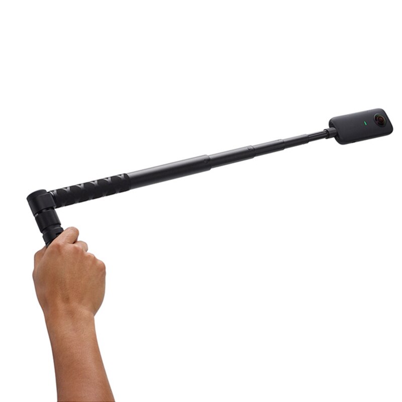 Roterende tid selfiestangholder stativ monopod til insta 360 en x / en 360 panoramakamera tilbehør