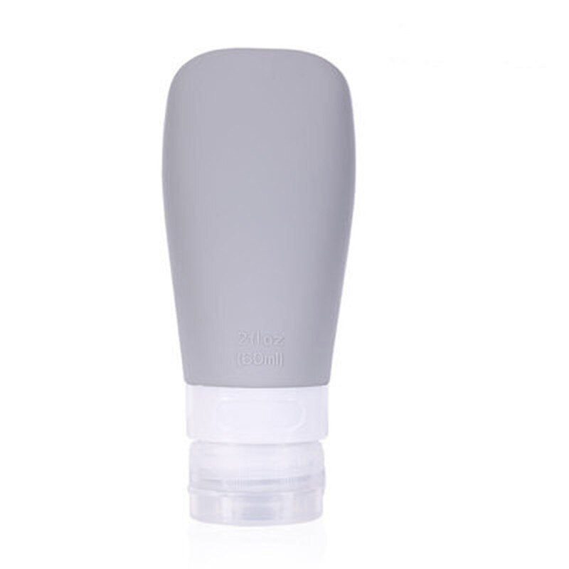 Silikon reseflaskor 38/60ml tomma squeeze resebehållare läckagesäkra påfyllningsbara för schampo balsamlotion