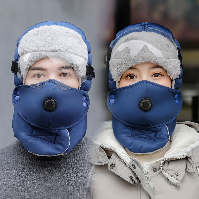 Warm Hood Cap Winter Hat Mannen Vrouwen Mode Bril Cover Waterdicht: 8