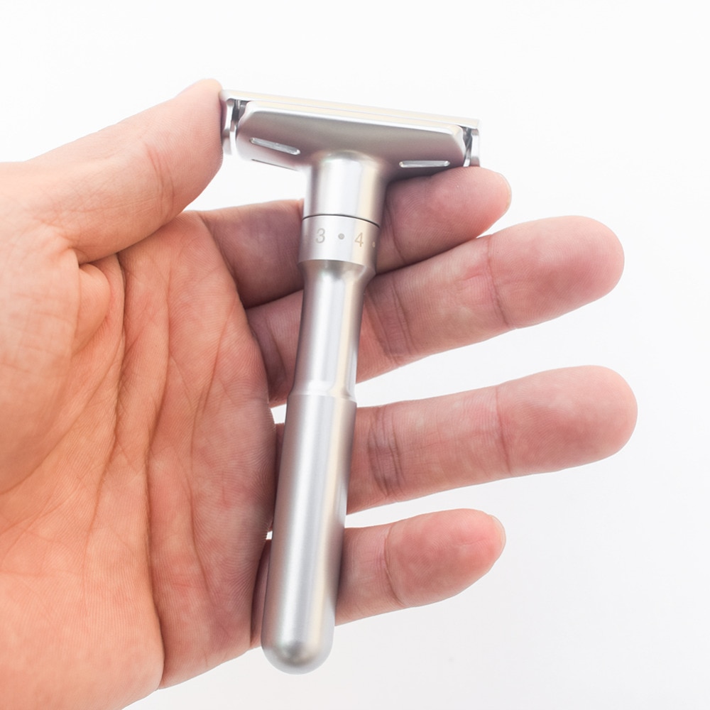 elv innsjø justerbar barberhøvel dobbel kant klassisk barberhøvel herre barbering mild til aggressiv