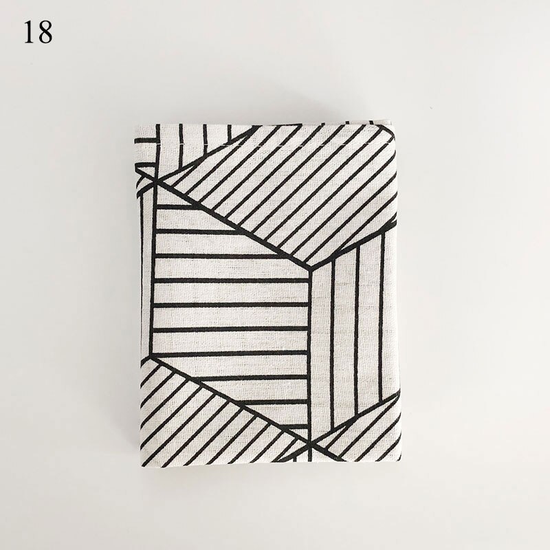 Plaid Cotton Placemat Fabric Table Mats Napkins Simple Japanese Style Tableware Kitchen Tool: 18