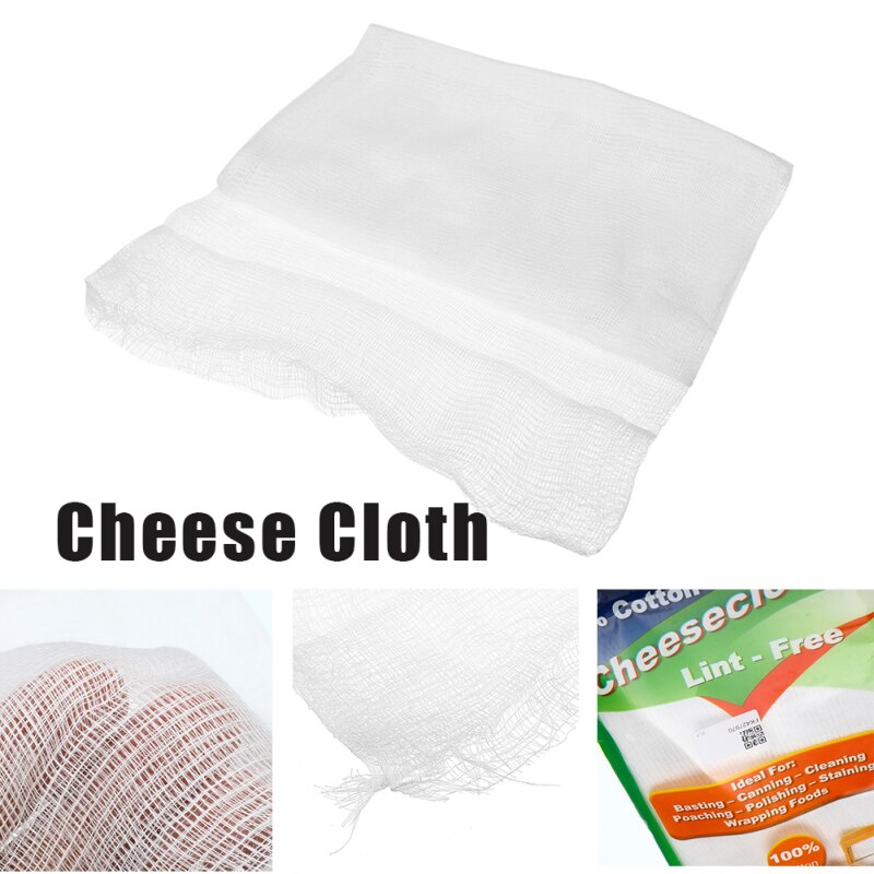 2/4 Pcs Kaas Doek Filter Katoen Gaas Mousseline Kaasdoek Stof Keuken Boter Kaas Filter Wrap Accessoires Tool Kleding