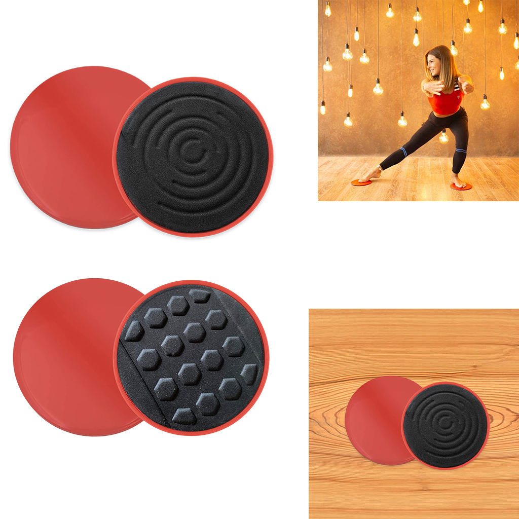 2 x Delta discos disco Core deslizadores doble cara Fitness gimnasio en casa Abs ejercicio