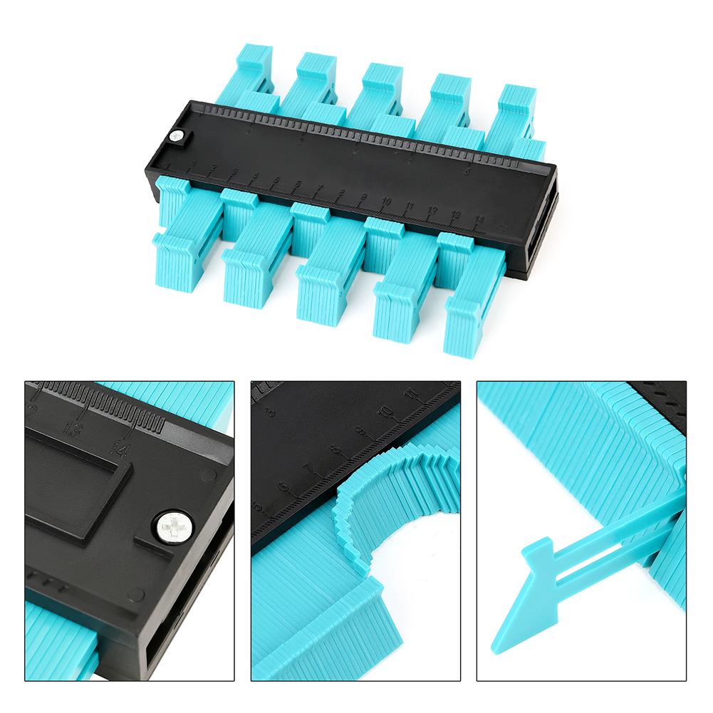 Gabarit de Contour profil jauge forme duplicateur plastique travail du bois forme traçage modèle outil de mesure formes profil copie Gaug