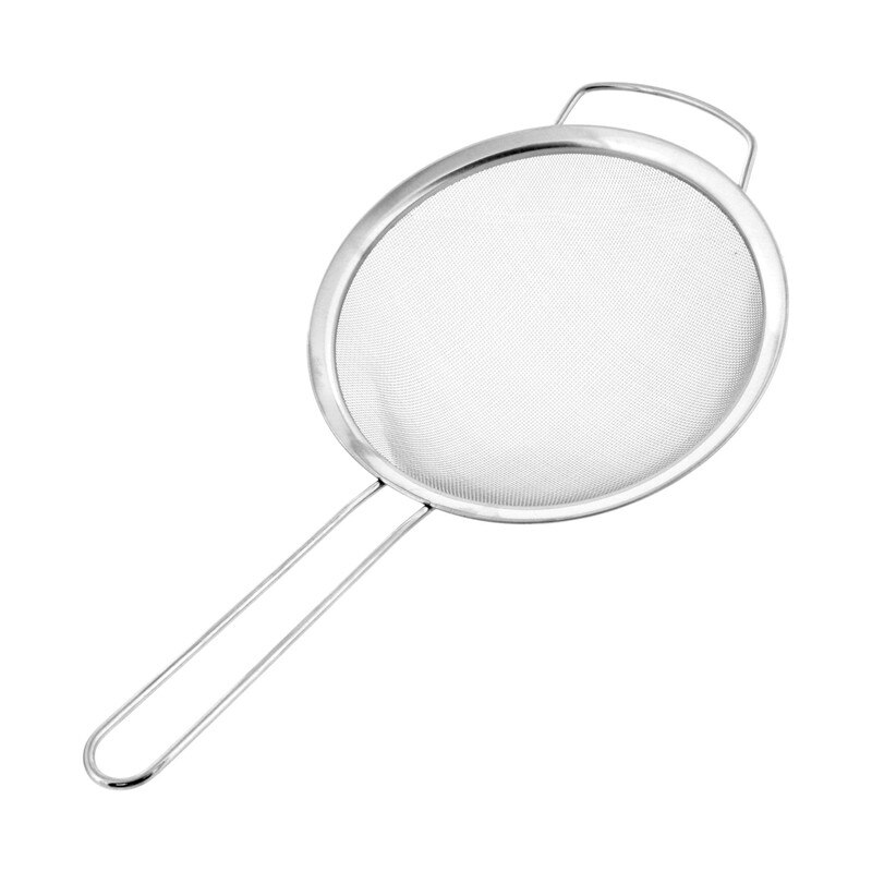 304 Stainless Steel Wire Fine Mesh Oil Strainer Flour Sifter Sieve Colanders DIY Kitchen Tools: 12cm