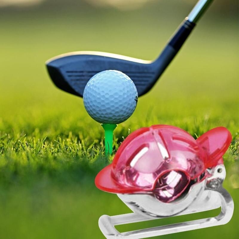 1 sæt golfball linjemarkør med pen tegning markering golf liner værktøj mærker skabelon tegning justering mærker tegn værktøjer udendørs