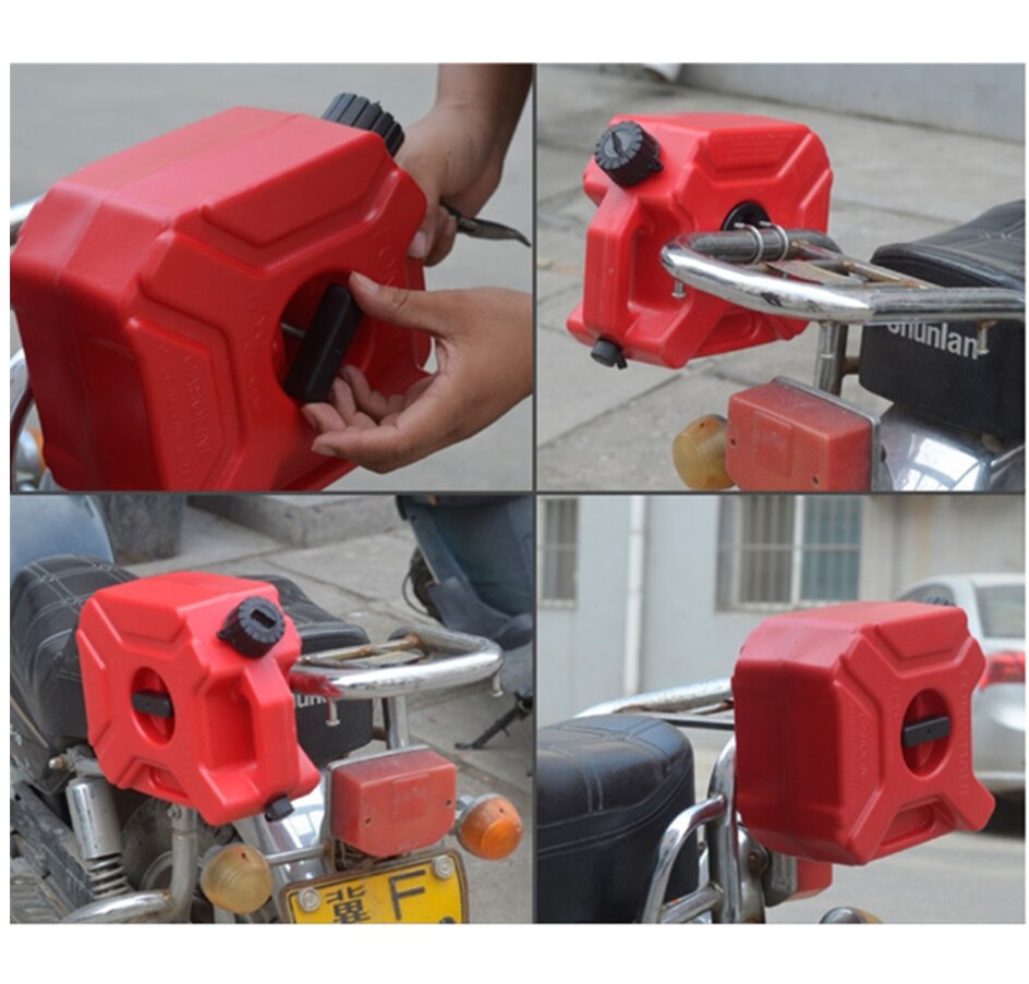 3L Portable Jerry Can Gas Fuel Tank Plastic Petrol Car Spare Container Gasoline Petrol Tanks Canister ATV Motorcycle